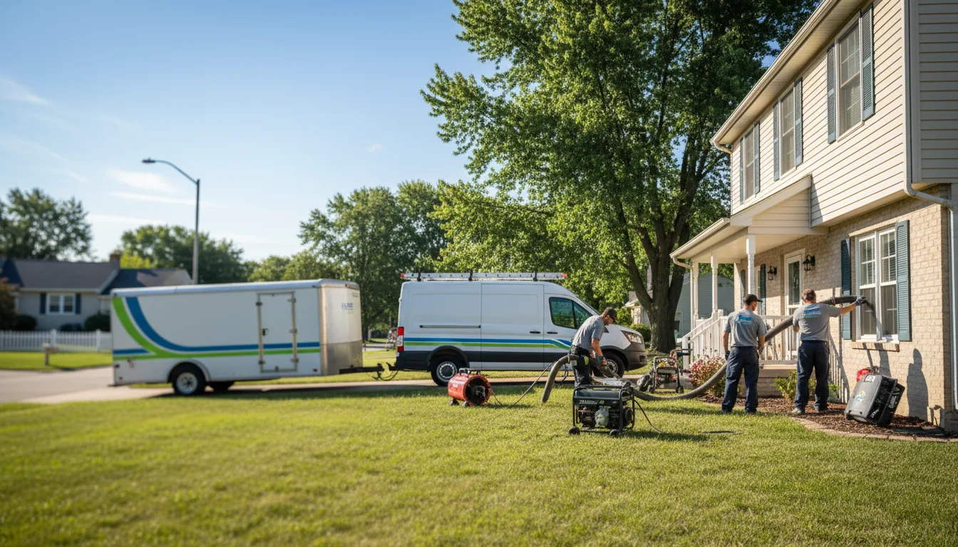 Flooded Basement Restoration And Cleanup With Repair in Meadow Grove, NE near me